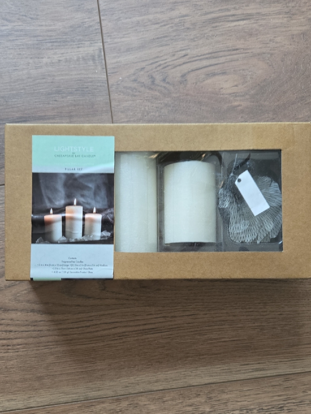 Chesapeake Bay LightStyle Ivory Pillar Candle Set